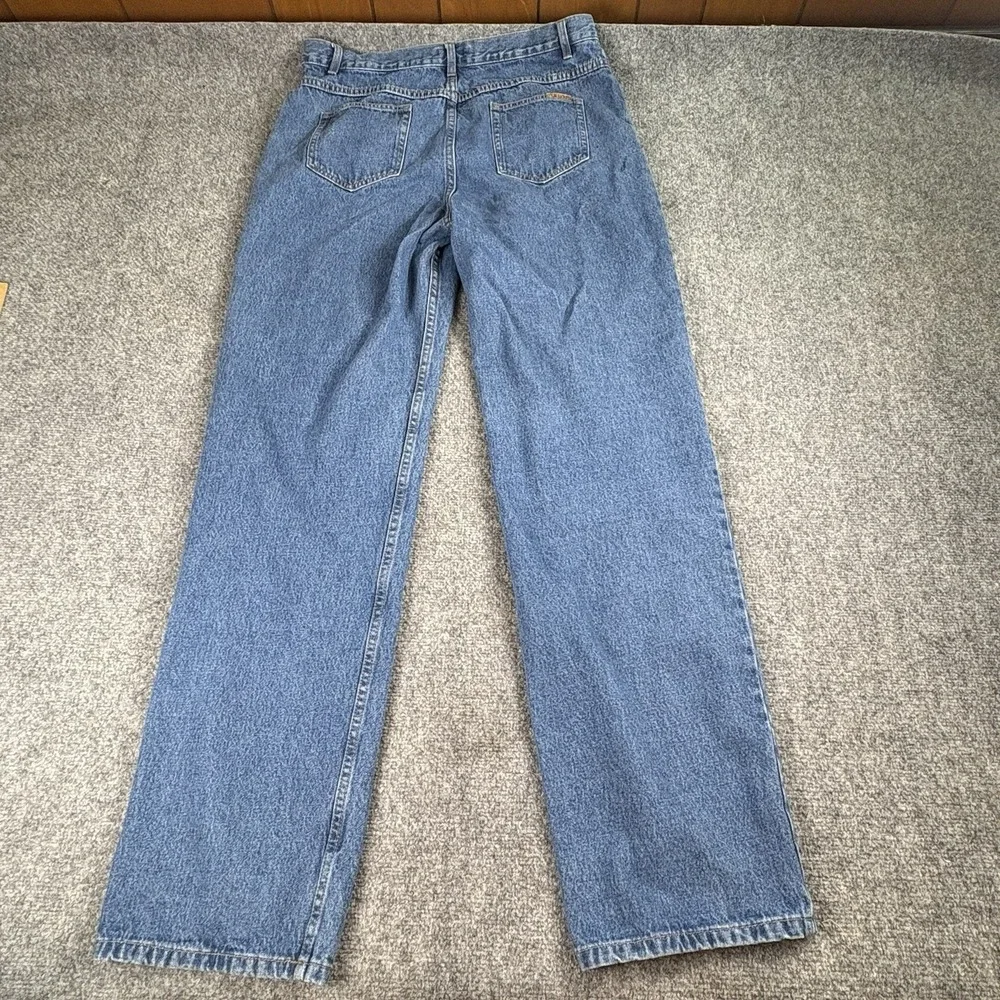 Pendleton Jeans Womens 18 Tall‎ 37x36 Blue Straight Distressed Americana Classic
